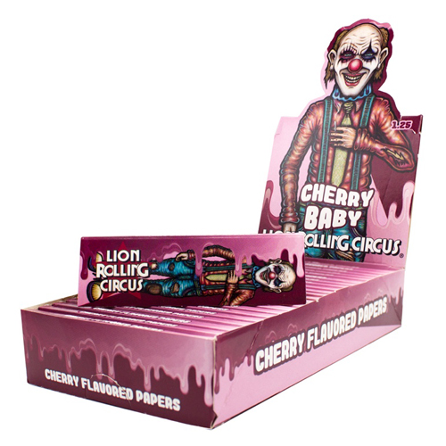 Lion Rolling Circus Papeles Saborizados Cherry Baby