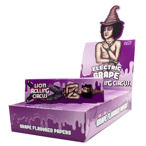 Lion Rolling Circus Papeles Saborizados Electric Grape