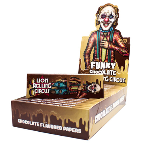 Lion Rolling Circus Papeles Saborizados Funky Chocolate