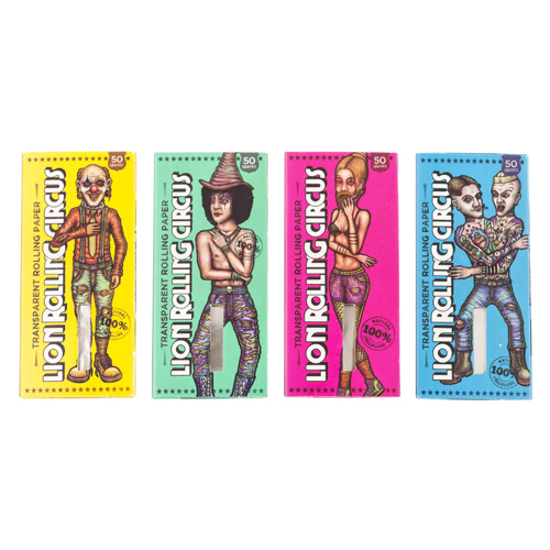 Lion Rolling Circus Papeles Transparentes